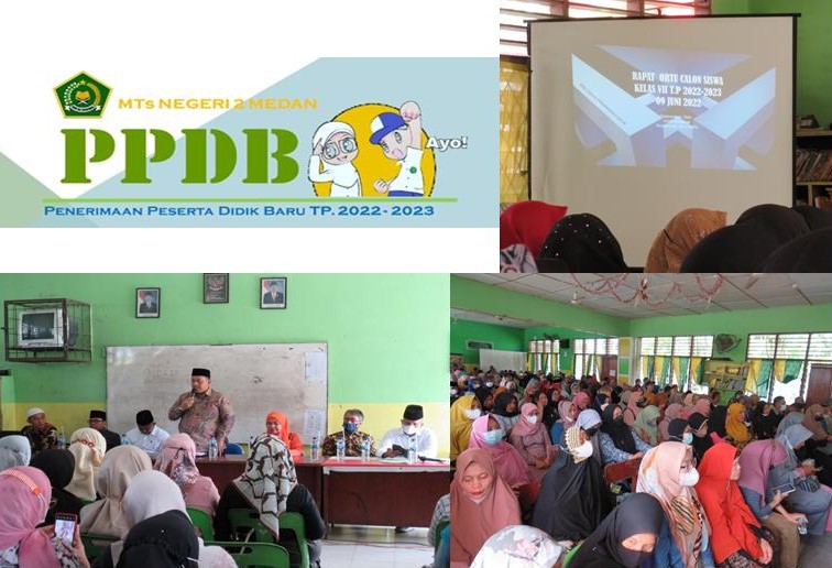 MTsN 2 Medan Umumkan Kelulusan PPDB TP. 2022-2023